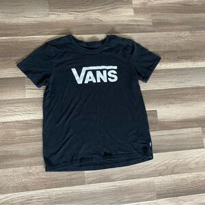 Vans Black Tee with White size L